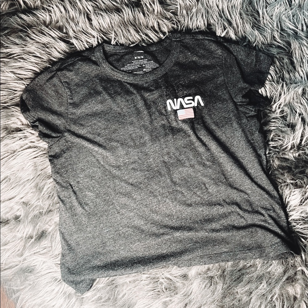 NASA Cropped Graphic Tee